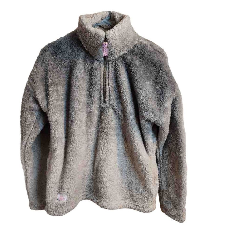 Simply Southern Large Grey Ombre Sherpa With Pockets